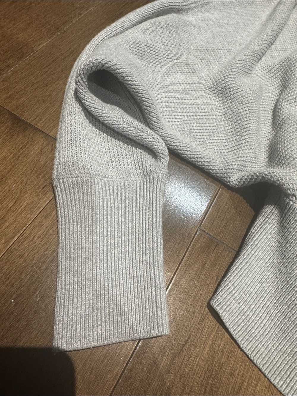 Dynamite Light Gray Ribbed Knit Tank - Picture 3 of 5